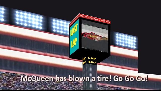 Dinoco 400 Final Lap Remake - Sketchup Animation смотреть онлайн