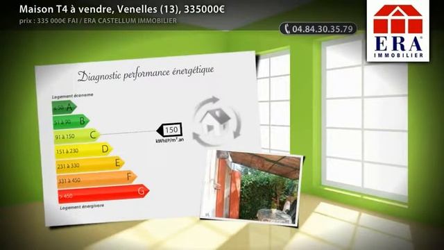 Maison T4 à vendre, Venelles (13), 335000€ смотреть онлайн