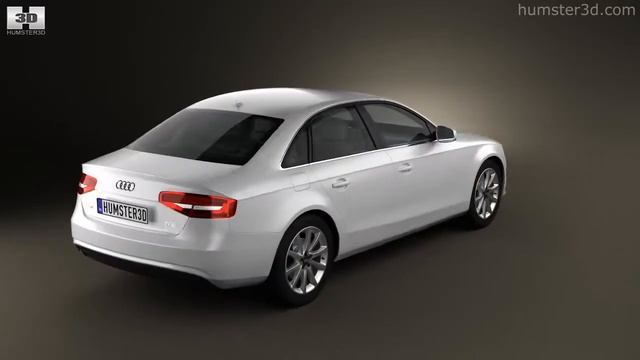 Audi A4 sedan 2016 3D model by 3DModels.org смотреть онлайн