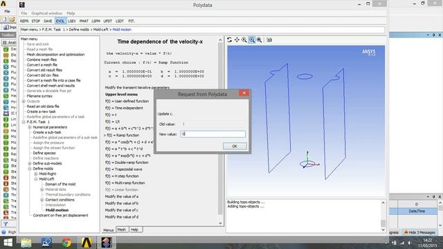 Ansys Polyflow BlowMolding Tutorial 2 (Setup) смотреть онлайн