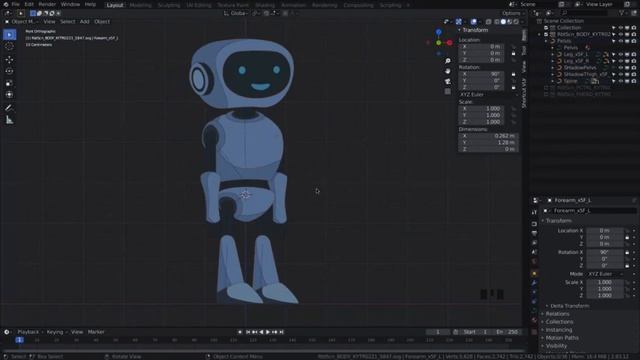 2D Animation Tutorial Using Blender: Learn Import, Assemble, & Time-Lapse Animation смотреть онлайн