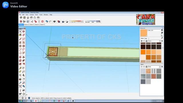 CARA BIKIN KALIGRAFI ARAB INDAH DI BALKON KUBAH MASJID di SketchUp / SKP смотреть онлайн