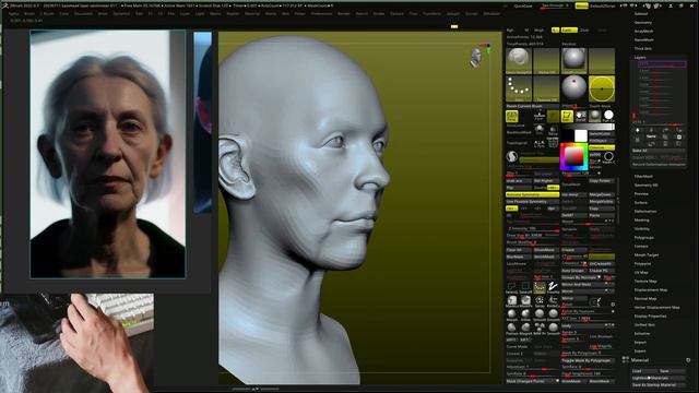 #zbrush, realtime 10min speed sculpting,3dconnexion,#spacemouse,wacom,cintiq24,cam view смотреть онлайн