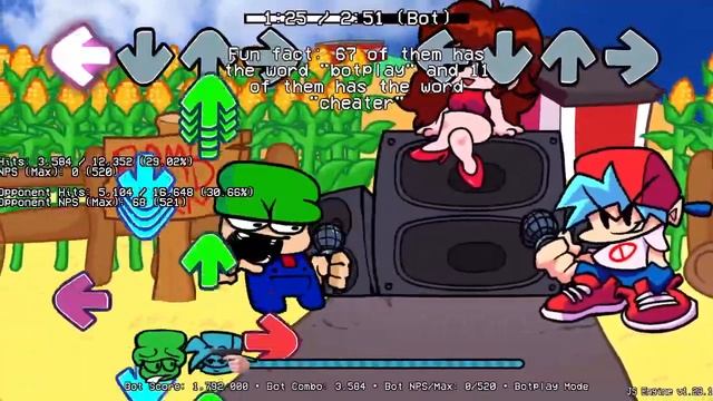 Friday Night Funkin' - Diaphanous Charted смотреть онлайн