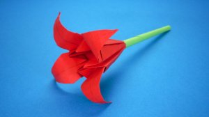 Как сделать Цветок из бумаги своими руками | Красивые объёмные Цветы оригами