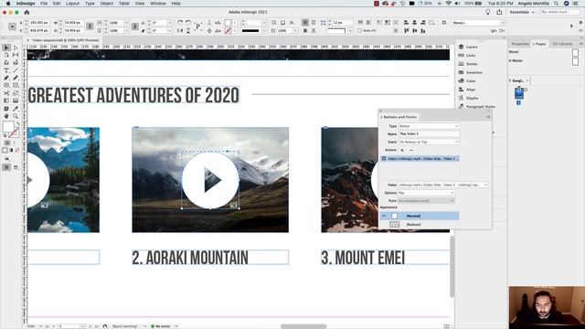 Learn how to create an interactive video slide in Adobe InDesign смотреть онлайн