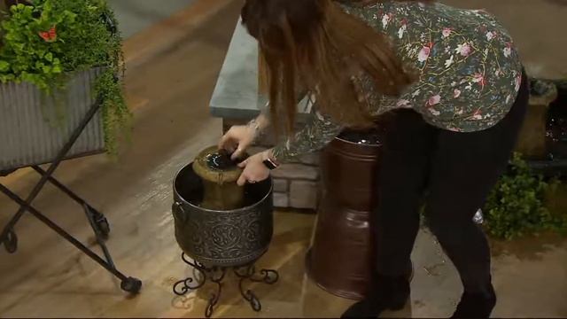 Bernini Self-Contained Fountain Tower on QVC смотреть онлайн
