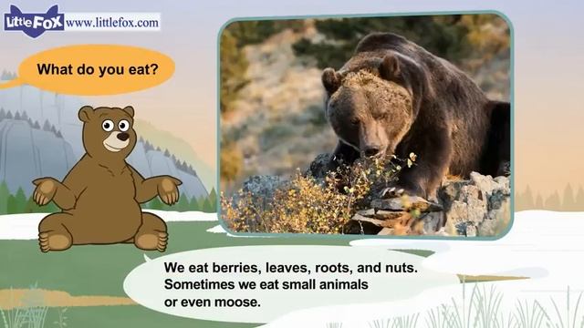 05. Meet the Animals | Grizzly Bear | Wild Animals | Stories for Kindergarten смотреть онлайн