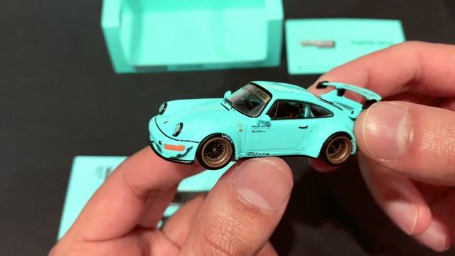 Unboxing Tarmac Works 1/64 Porsche RWB 964 Tiffany смотреть онлайн