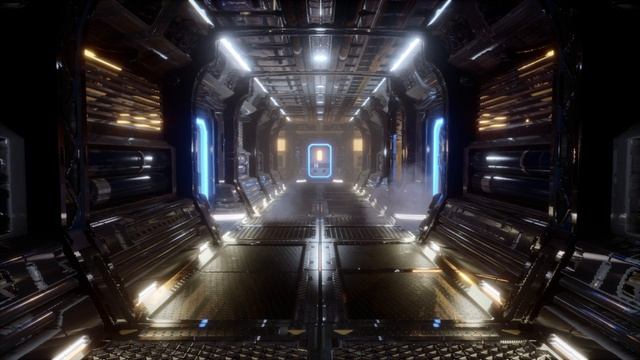 Substance Designer, Sci-fi Hallway, Unreal engine 4 смотреть онлайн