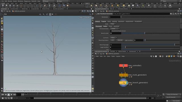 Patreon Tutorial Preview - #33 - SideFX Labs Tree Generator смотреть онлайн