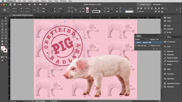 Adobe InDesign | Effects смотреть онлайн