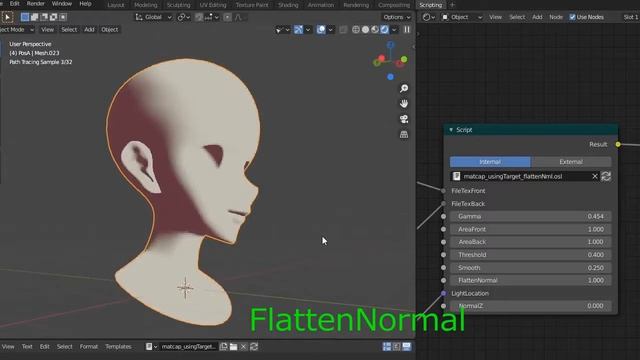 matcap using target shader : parameter description part2 смотреть онлайн