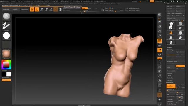 zBrush Female Torso Pt.2 смотреть онлайн