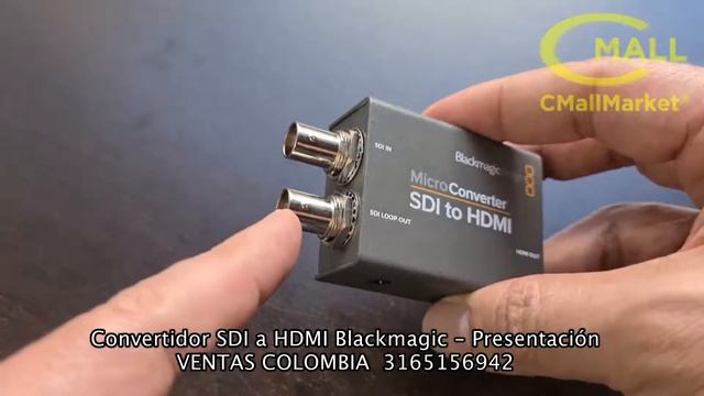Convertidor / Adaptador SDI a HDMI Blackmagic Original - VENTAS COLOMBIA 3165156942 смотреть онлайн