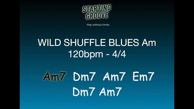 WILD SHUFFLE BLUES Am 120bpm - BACKING TRACK GUITAR JAMTRACK смотреть онлайн