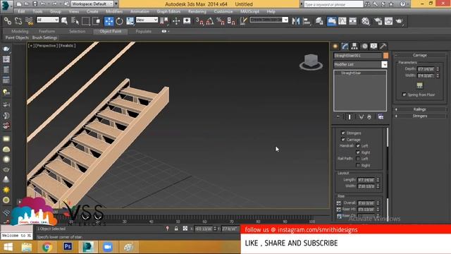 HOW TO CREATE STAIRCASE IN 3DSMAX | CREATION OF STAIRS | BEST 3DSMAX TUTORIAL смотреть онлайн