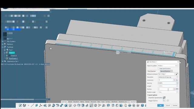 CATIA 3DEXPERIENCE: How To Pattern a Feature смотреть онлайн
