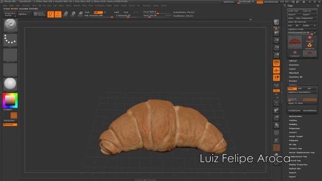Food Sculpting on Zbrush смотреть онлайн