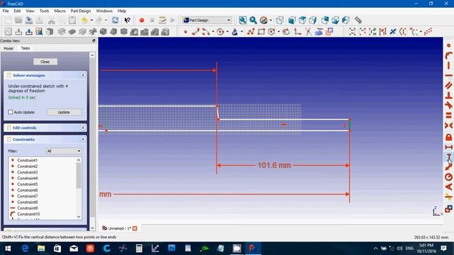 FreeCAD 0.16 Shaft from Solidworks book Tutorial смотреть онлайн