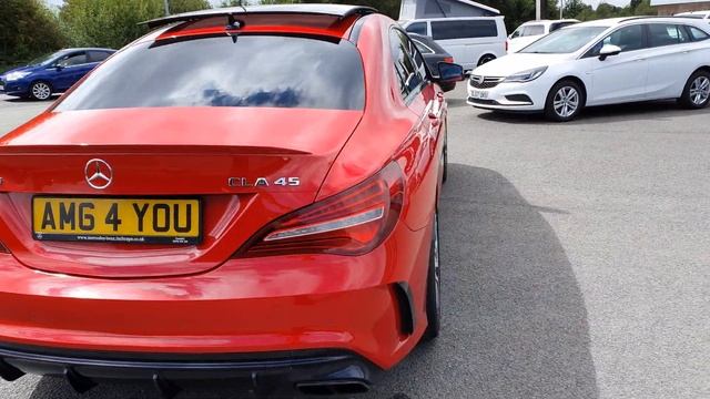 Mercedes-Benz CLA Class 2.0 CLA45 AMG SpdS DCT 4MATIC (s/s) 4dr Red смотреть онлайн
