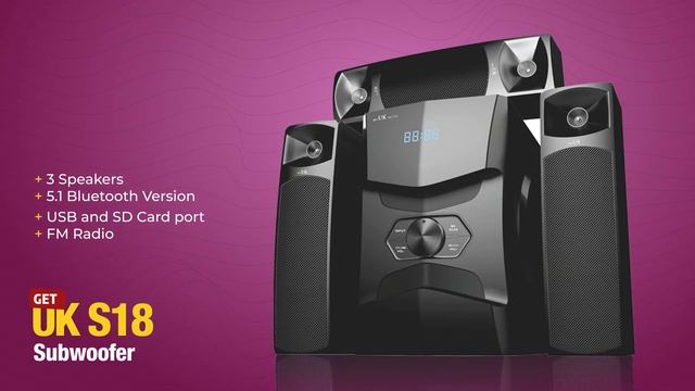 UK S18 - Super loud subwoofer | + 3 loudly speaker смотреть онлайн