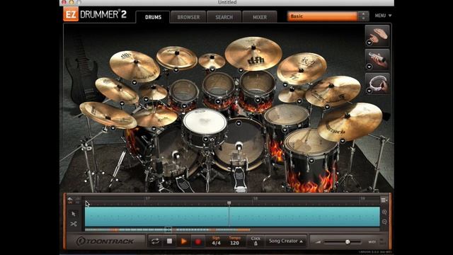EZDrummer 2- Drum Kit From Hell Demo смотреть онлайн