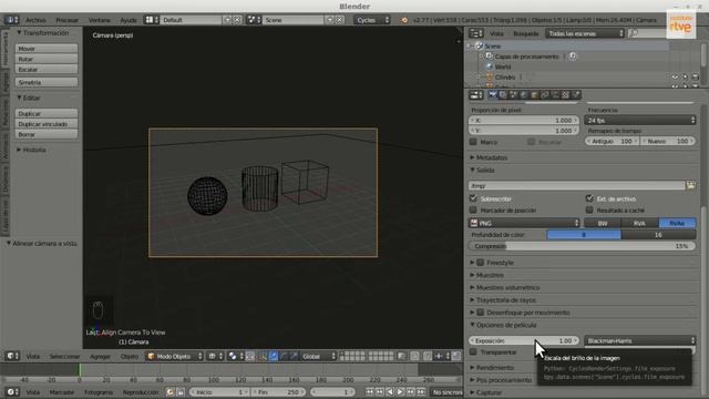 Tutorial Blender - UD05F La Cámara смотреть онлайн