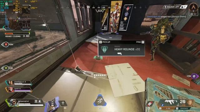 i5 3470 RX 570 Gaming with pcie 1x to 16x riser: Apex Legend No Commentary Gameplay смотреть онлайн