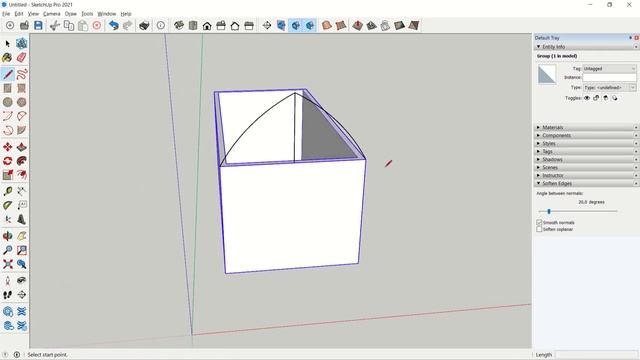 [PART 7] Sketchup 2021 Offset And Arc Essential Training For Beginner смотреть онлайн
