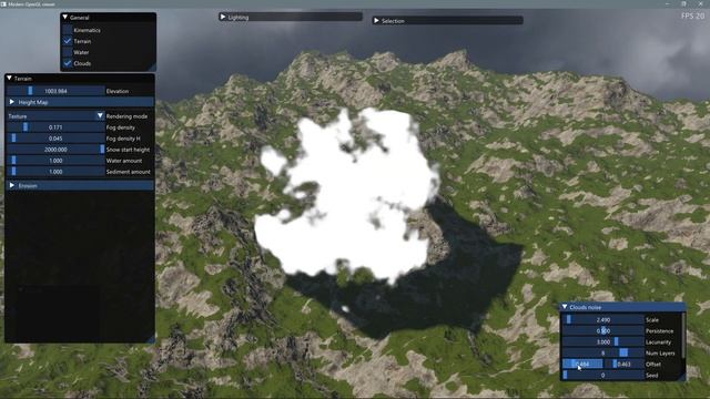OpenGL - Procedural volumetric clouds experiments смотреть онлайн