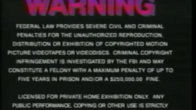 Opening To Watch On The Rhine 1993 VHS смотреть онлайн