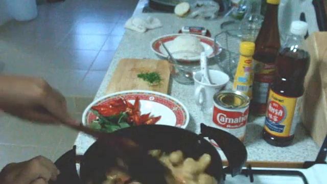 Green Curry Shrimp (Stir Fried Shrimp) - Thai Food Recipe