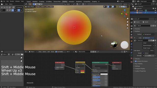 Blender beginner series No. 146 - Gradient with MixRGB and Layer Weight nodes смотреть онлайн