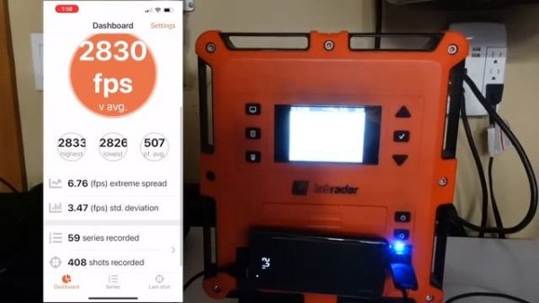 Labradar App Update for their Doppler Radar Chronograph in 2022