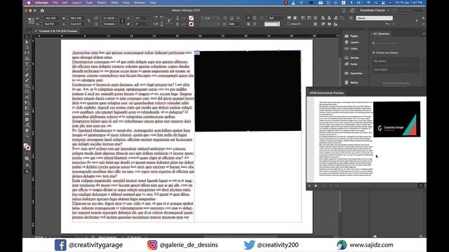 Insert a video in InDesign смотреть онлайн