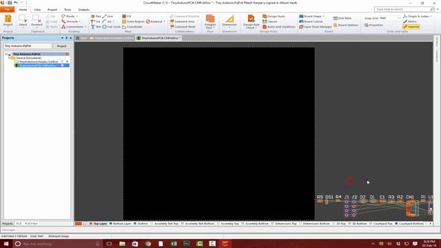Importing Components and Defining Board Shape - Nanite CircuitMaker Tutorial смотреть онлайн