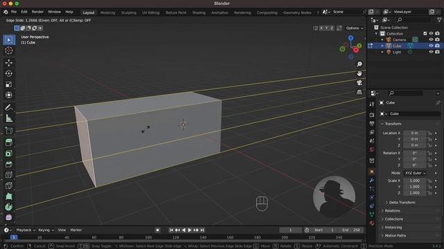 How To Use Edge Slide in Blender 3.4.1 смотреть онлайн