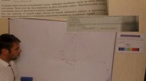 В первой серии опытов исследовались малые свободные колебания на нити некоторой длины