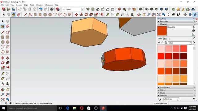 How to draw a basic 3D shapes using with Sketchup..(Sinhala) смотреть онлайн