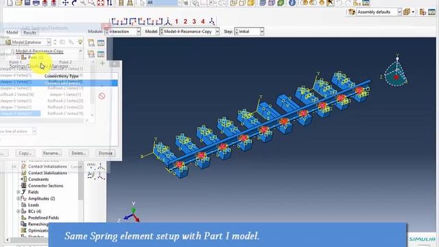 ABAQUS Tutorial: Railroad Natural Frequency Analsys Part II. смотреть онлайн