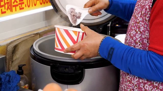 Cupbop (Egg Cheese Vienna Sausage Kimchi Tuna) - Korean Street Food