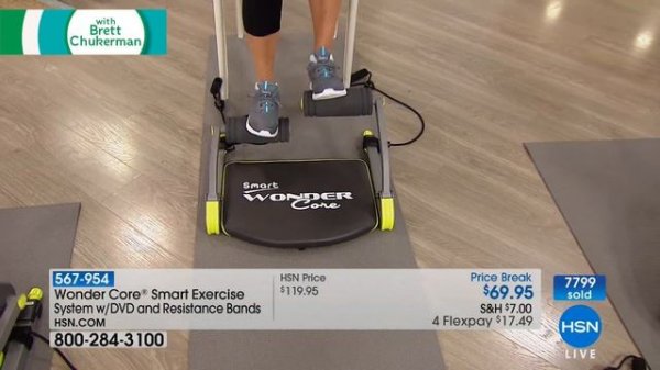 Wonder Core Smart Exercise System w/Workout DVD Bands