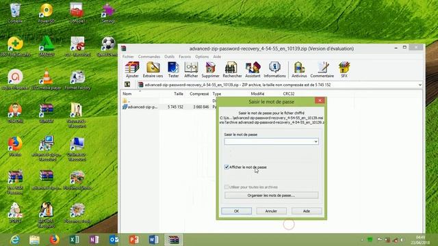 Comment avoir le mot de passe d'un fichier Winrar (by duamel_©ool)
