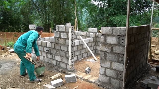 Use 1000 bricks to build a water tank-Store clean water for hot season, pet care, farm life, Day 15 смотреть онлайн