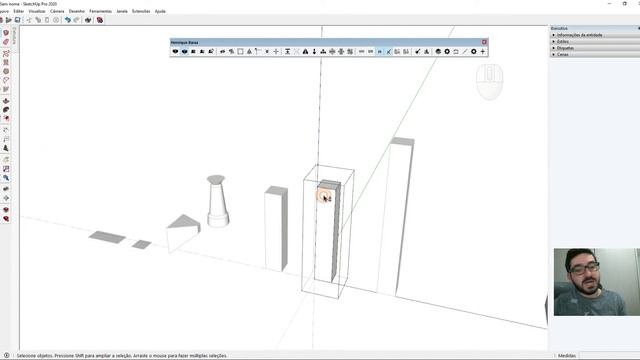 Aula 19 - Como usar a Escala e o Mirror no SketchUp? смотреть онлайн