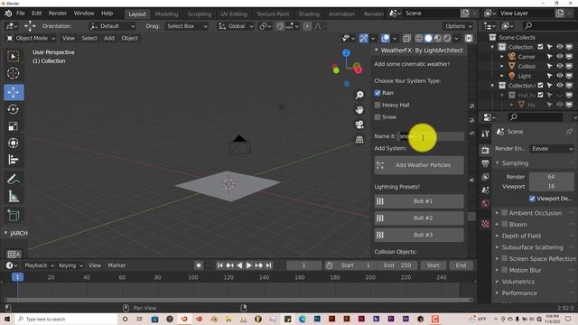 Blender Quick Tip: The Weather fx addon смотреть онлайн