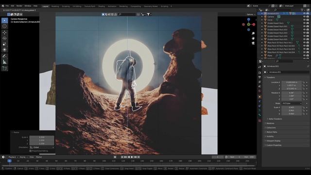 Recreated @KyleNutt's image But in Blender 3d | Blender Tutorial смотреть онлайн