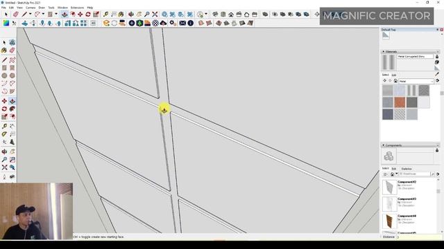 HOW TO MAKE A DOOR WITH A GRID PATTERN IN SKETCHUP смотреть онлайн