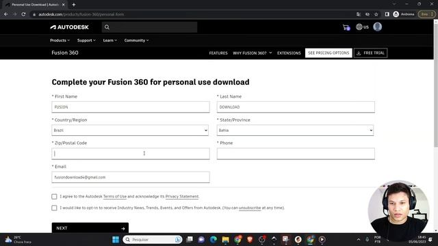 COMO BAIXAR E INSTALAR O FUSION 360 DE FORMA GRATUITA! смотреть онлайн